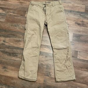 Carhartt 5 pocket flannel lined pants